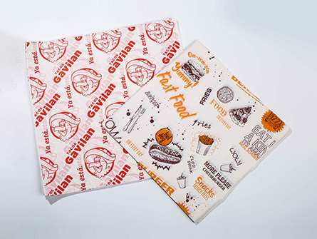 Restaurant Printed Burger Paper